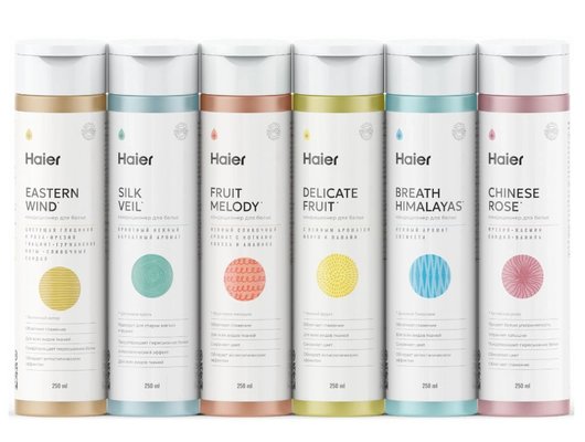 Гели для стирки HAIER комплект 6 гелей 6 кондиционеров